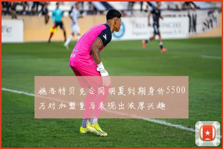 施洛特贝克合同明夏到期身价5500万对加盟皇马表现出浓厚兴趣